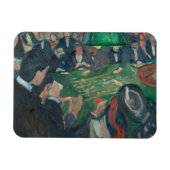 Edvard Munch - At the Roulette Table マグネット (横)