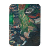 Edvard Munch - At the Roulette Table マグネット (縦)