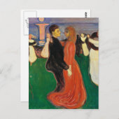 Edvard Munch - Dance Of Life ポストカード (正面/裏面)