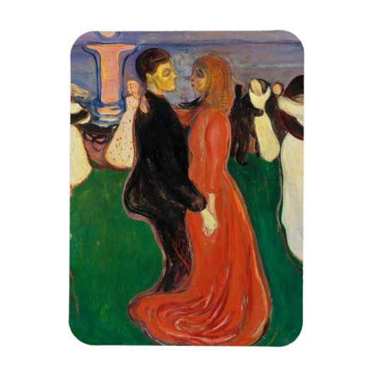 Edvard Munch - Dance Of Life マグネット (縦)