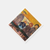 Edvard Munch - Four Girls in Asgardstrand スタンダードカクテルナプキン (角)