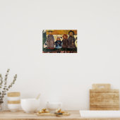 Edvard Munch - Four Girls in Asgardstrand ポスター (キッチン)