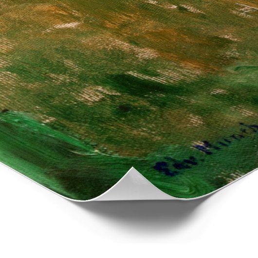 Edvard Munch Landscape, Kragero ポスター (角)