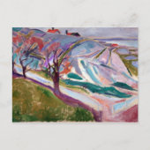 Edvard Munch Landscape, Kragero ポストカード (正面)