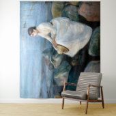 Edvard Munch - Summer Night, Inger on theビーチ タペストリー (インサイチュ)