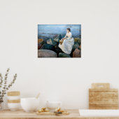 Edvard Munch - Summer Night, Inger on theビーチ ポスター (キッチン)