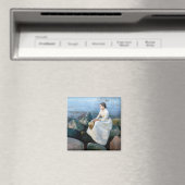 Edvard Munch - Summer Night, Inger on theビーチ マグネット (インサイチュ (食洗機))