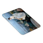 Edvard Munch - Summer Night, Inger on theビーチ マグネット (右側)