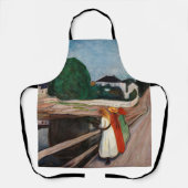 Edvard Munch - The Girls on the Bridge エプロン (正面)