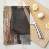 Edvard Munch - The Girls on the Bridge キッチンタオル (四つ折り)