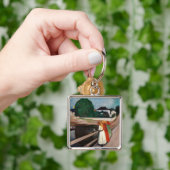 Edvard Munch - The Girls on the Bridge キーホルダー (手)