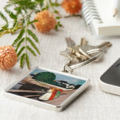 Edvard Munch - The Girls on the Bridge キーホルダー (側面)