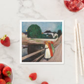 Edvard Munch - The Girls on the Bridge スタンダードカクテルナプキン (インサイチュ)