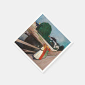 Edvard Munch - The Girls on the Bridge スタンダードカクテルナプキン (角)