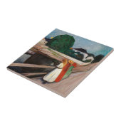 Edvard Munch - The Girls on the Bridge タイル (側面)