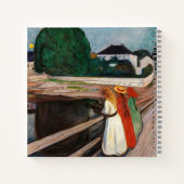Edvard Munch - The Girls on the Bridge ノートブック (裏面)