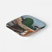 Edvard Munch - The Girls on the Bridge ペーパープレート (傾斜あり)