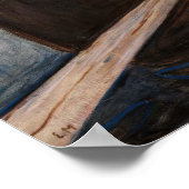 Edvard Munch - The Girls on the Bridge ポスター (角)