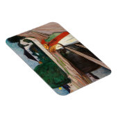 Edvard Munch - The Girls on the Bridge マグネット (右側)