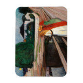 Edvard Munch - The Girls on the Bridge マグネット (縦)
