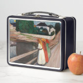 Edvard Munch - The Girls on the Bridge メタルランチボックス (インサイチュ)