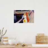 Edvard Munch - The Girls on the Bridge 1901 ポスター (キッチン)