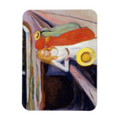 Edvard Munch - The Girls on the Bridge 1901 マグネット (縦)