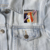 Edvard Munch - The Girls on the Bridge 1901 缶バッジ (インサイチュ)