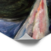 Edvard Munch - The Girls on the Bridge 1902 ポスター (角)