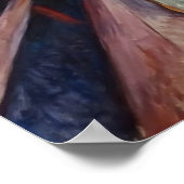 Edvard Munch - The Girls on the Bridge 1903 ポスター (角)