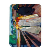 Edvard Munch - The Girls on the Bridge 1903 マグネット (縦)