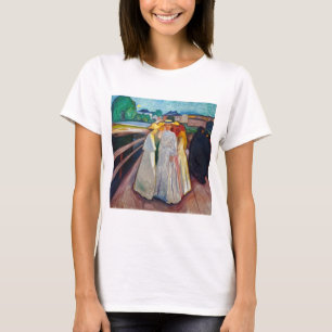 Edvard Munch - The Girls on the Bridge 1903 Tシャツ