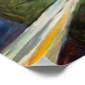 Edvard Munch - The Girls on the Bridge White Night ポスター (角)