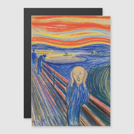 Edvard Munch - The Scream 1895磁気カード (正面/裏面)