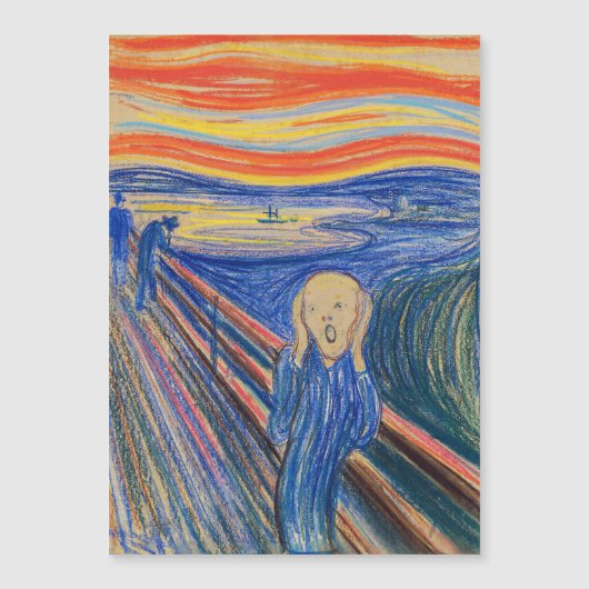 Edvard Munch - The Scream 1895磁気カード (正面)
