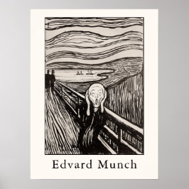 Edvard Munch – The Scream (1895) ポスター