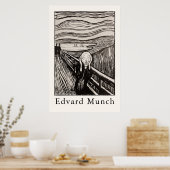 Edvard Munch – The Scream (1895) ポスター (キッチン)