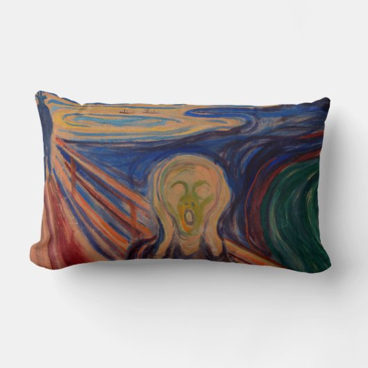 Edvard Munch The Scream 1910 ランバークッション (正面)