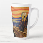 Edvard Munch The Scream Freaked Out カフェラテマグ (右)