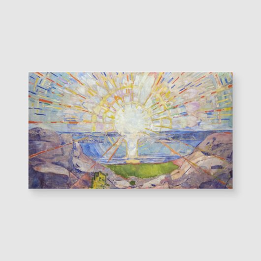 Edvard Munch - The Sun 1911磁気カード (正面)