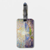 Edvard Munch - The Sun 1911 - QRコード ラゲッジタグ (裏面縦)