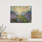 Edvard Munch - The Sun, 1916 ポスター (キッチン)