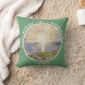 Edvard Munch The Sun (Solen) – サンライズパーティー項目 クッション (ブランケット)