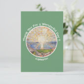 Edvard Munch The Sun (Solen) – サンライズパーティー項目 サンキューカード (スタンド正面)