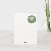 Edvard Munch The Sun (Solen) – サンライズパーティー項目 サンキューカード (裏面)