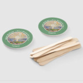 Edvard Munch The Sun (Solen) – サンライズパーティー項目 ハンドファン (組立なし)