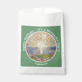 Edvard Munch The Sun (Solen) – サンライズパーティー項目 フェイバーバッグ