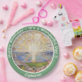 Edvard Munch The Sun (Solen) – サンライズパーティー項目 ペーパープレート (パーティー)