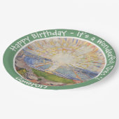 Edvard Munch The Sun (Solen) – サンライズパーティー項目 ペーパープレート (アングル)