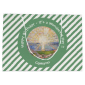 Edvard Munch The Sun (Solen) – サンライズパーティー項目 ラージペーパーバッグ (裏面)